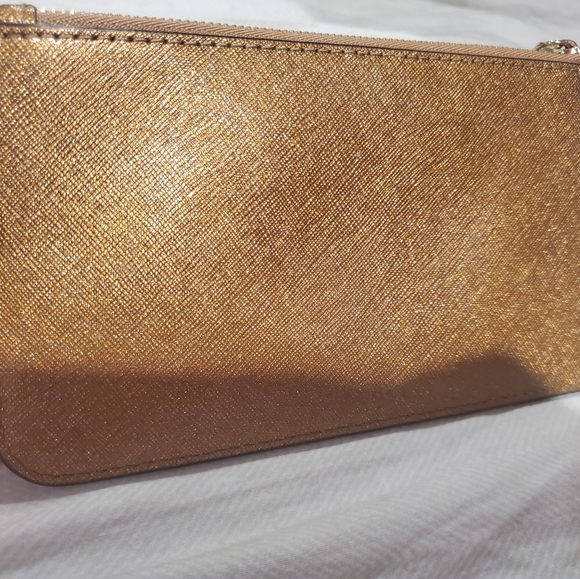 NWOT bronze MK wristlet - Picture 3 of 8